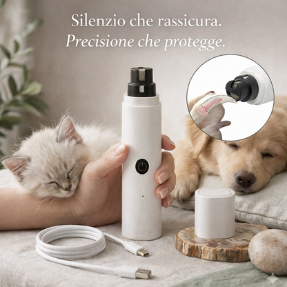 QUIETO™ - Levigatore unghie silenzioso per cani e gatti