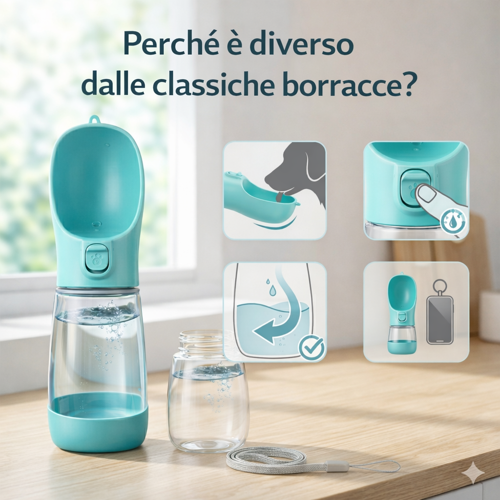IDRATA™ - Sistema di idratazione intelligente per passeggiate consapevoli