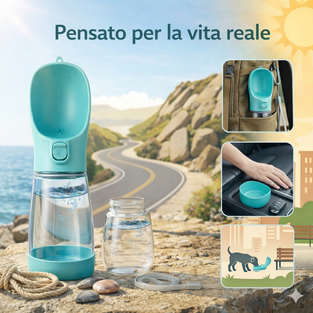 IDRATA™ - Sistema di idratazione intelligente per passeggiate consapevoli