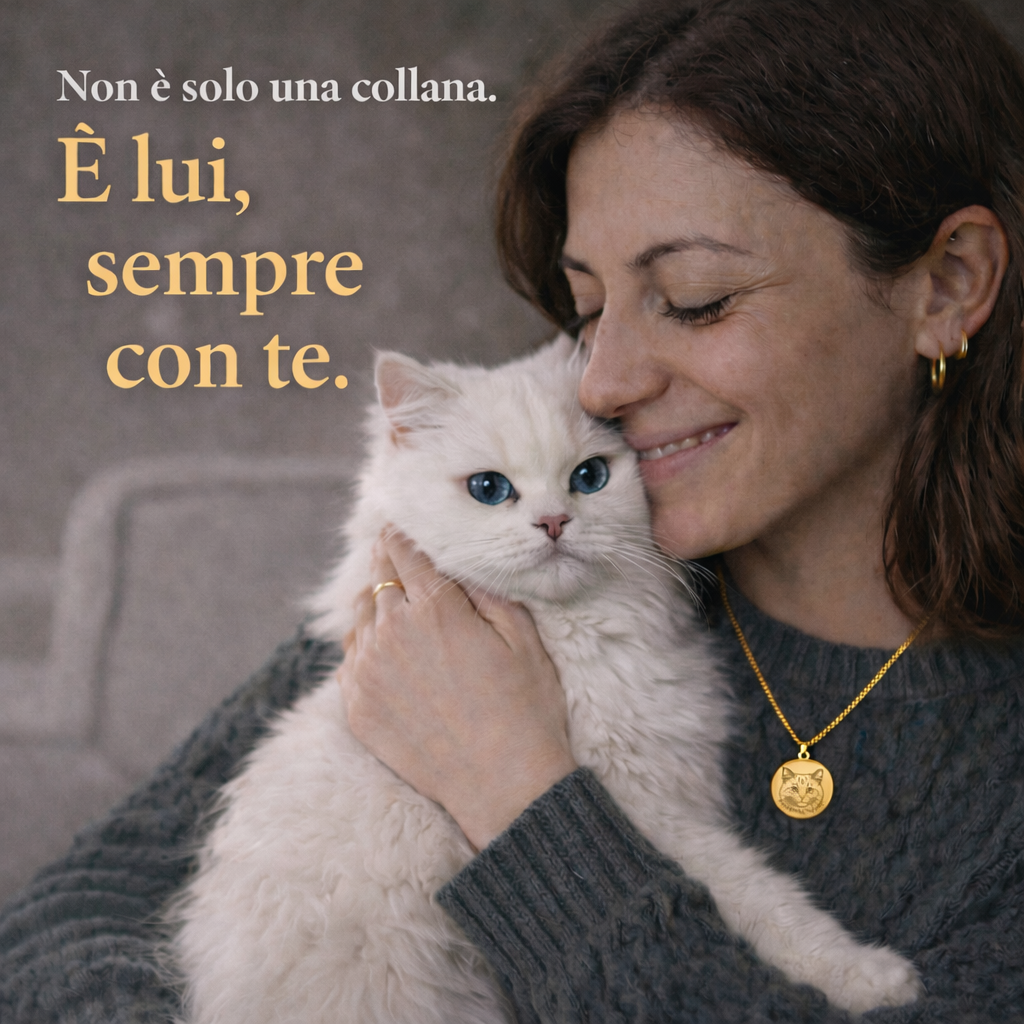 AMICO™ – Collana con il tuo pelosetto inciso