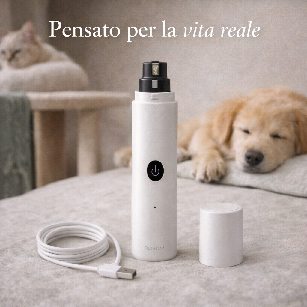 QUIETO™ - Levigatore unghie silenzioso per cani e gatti