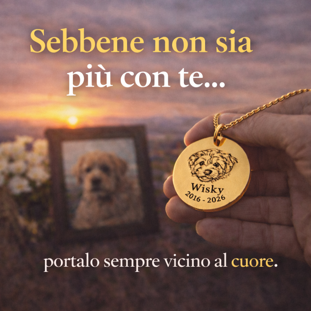 AMICO™ – Collana con il tuo pelosetto inciso