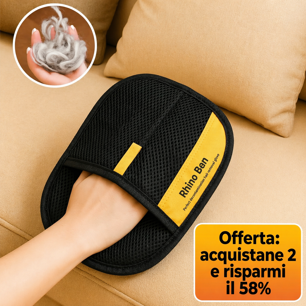VELLUTO™ - Guanto anti-pelo
